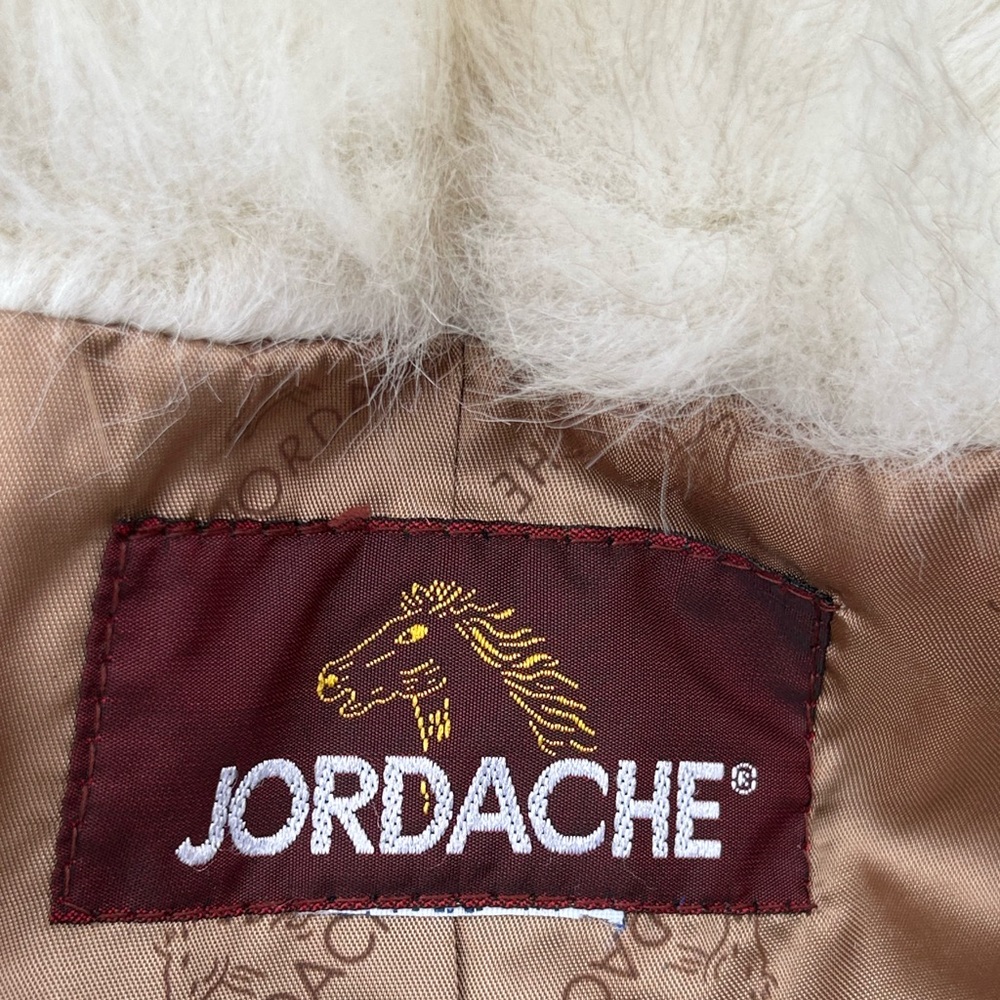 VNTG JORDACHE s11/12 faux fox fur-ombré effect-lined-LOOKS NEW-rare find-pockets - Picture 3 of 8